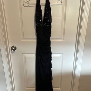 Black floor length dress size 6